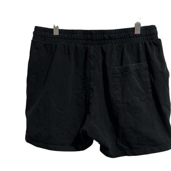 Baleaf Athletic Cotton Shorts Lounge Pull On Active Comfy Casual Sz Large Black - Picture 5 of 9